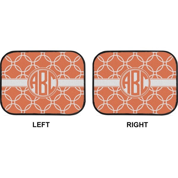 Linked Circles Car Floor Mats (Back Seat) (Approval)