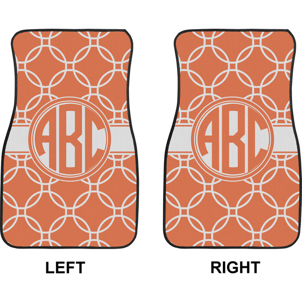 Linked Circles Car Mat Front - Approval