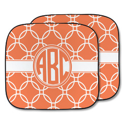 Linked Circles Car Sun Shade - Two Piece (Personalized)