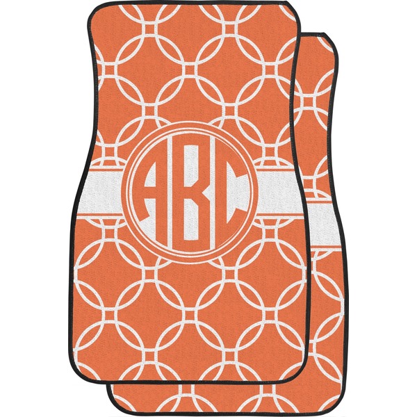 Custom Linked Circles Car Floor Mats (Personalized)