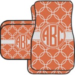 Linked Circles Car Floor Mats Set - 2 Front & 2 Back (Personalized)