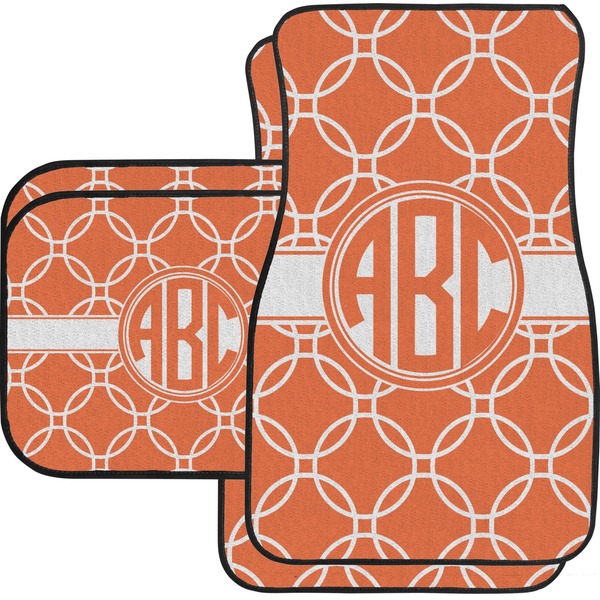 Linked Circles Custom Car Floor Mats (Back Seat)