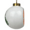 Linked Circles Ceramic Christmas Ornament - Xmas Tree (Side View)