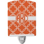 Linked Circles Ceramic Night Light (Personalized)