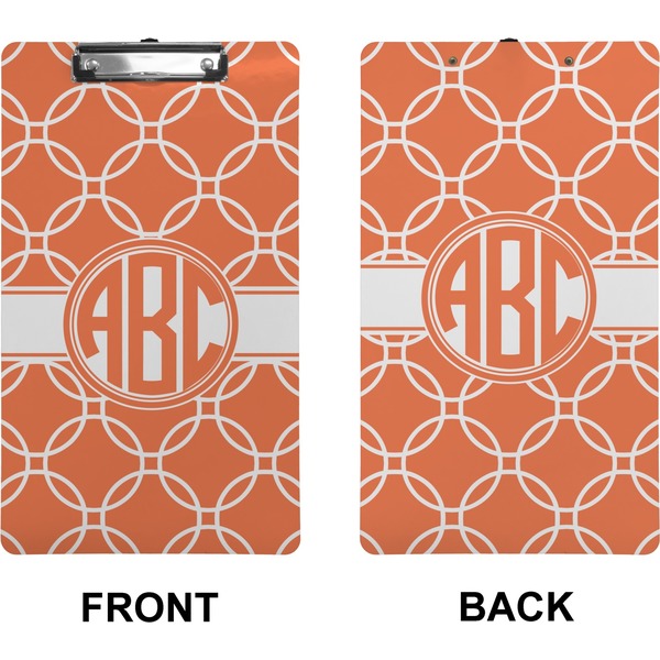 Linked Circles Clipboard (Legal) (Front + Back)