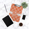 Linked Circles Clipboard - Lifestyle Photo
