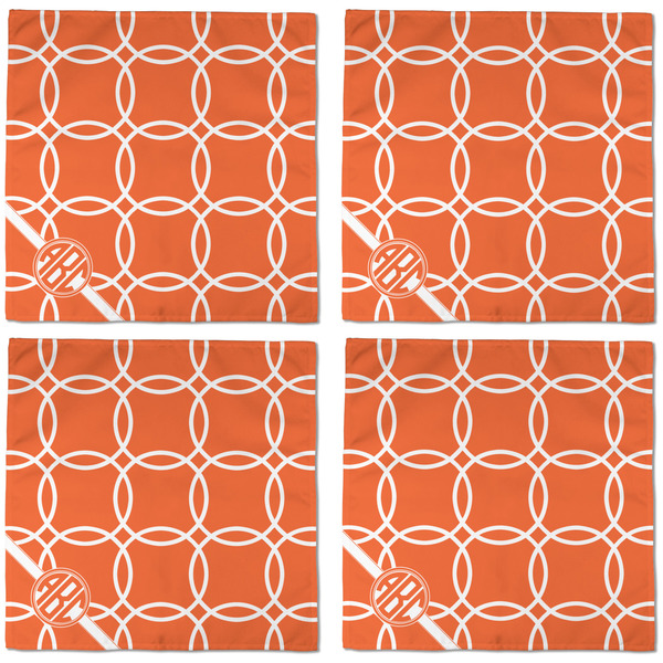 Linked Circles Cloth Napkins - Personalized Dinner (APPROVAL) Set of 4