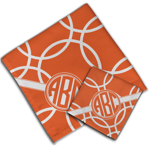 Linked Circles Cloth Napkins - Personalized Lunch & Dinner (PARENT MAIN)