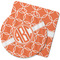Linked Circles Rubber Backed Coaster (Personalized)