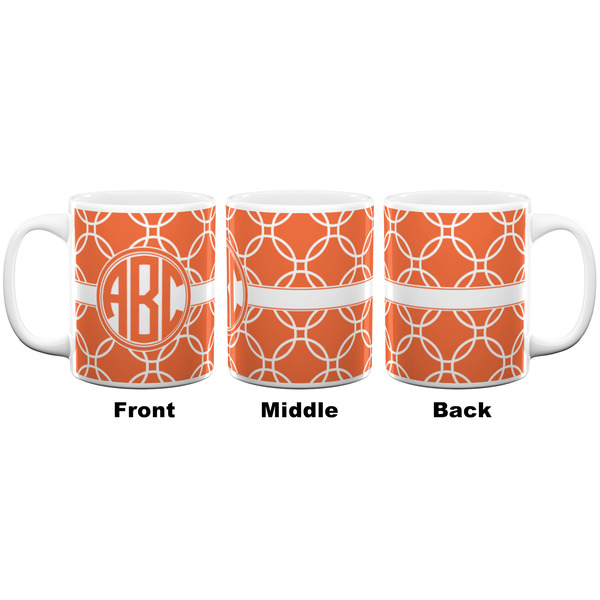 Linked Circles Coffee Mug - 11 oz - White APPROVAL