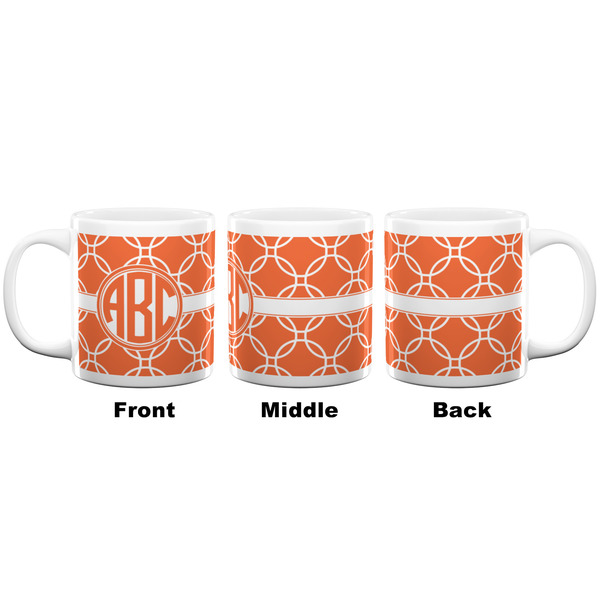 Linked Circles Coffee Mug - 20 oz - White APPROVAL