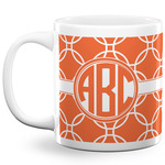 Linked Circles 20 Oz Coffee Mug - White (Personalized)