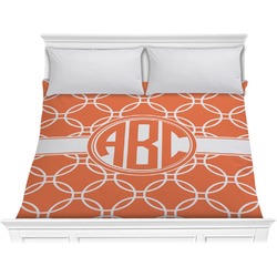 Linked Circles Comforter - King (Personalized)