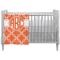 Linked Circles Crib Comforter / Quilt (Personalized)