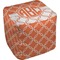 Linked Circles Cube Poof Ottoman (Bottom)