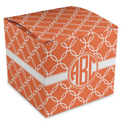 Linked Circles Cube Favor Gift Boxes (Personalized)