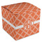 Linked Circles Cube Favor Gift Box - Front/Main
