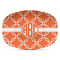 Linked Circles Plastic Platter - Microwave & Oven Safe Composite Polymer (Personalized)