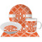Linked Circles Dinner Set - 4 Pc (Personalized)
