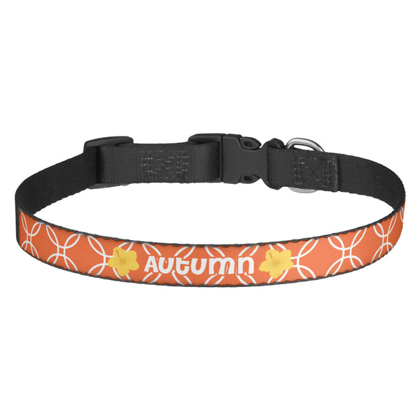 Custom Linked Circles Dog Collar - Medium (Personalized)