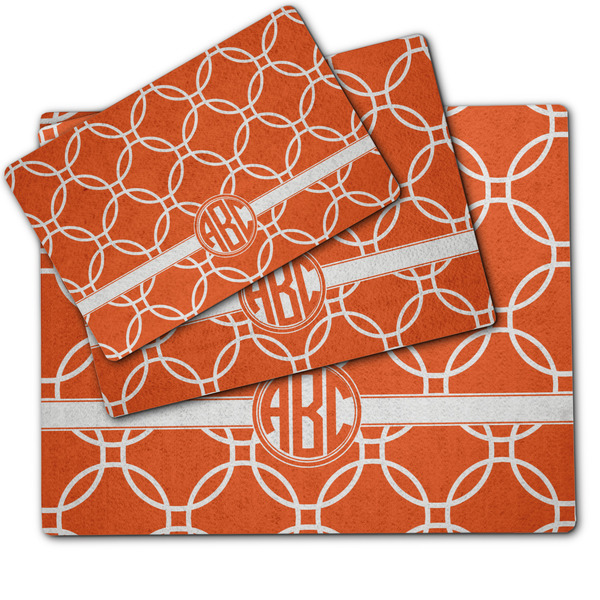 Linked Circles Dog Food Mat - MAIN (sm, med, lrg)