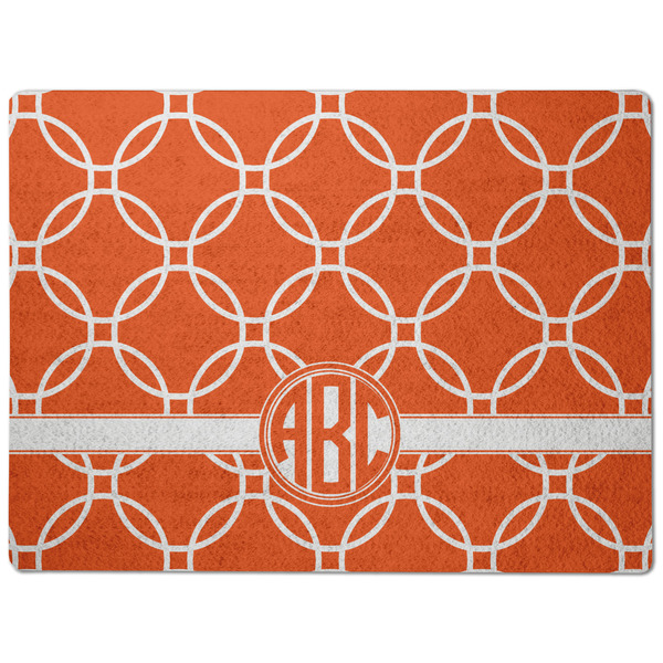 Linked Circles Dog Food Mat - Medium without bowls