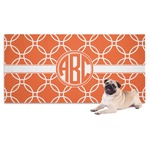 Linked Circles Dog Towel (Personalized)