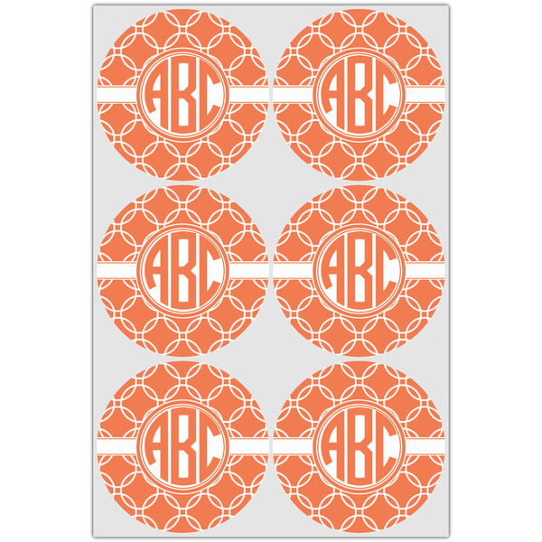 Linked Circles Drink Topper - XLarge - Set of 6