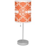 Linked Circles 7" Drum Lamp with Shade Polyester (Personalized)