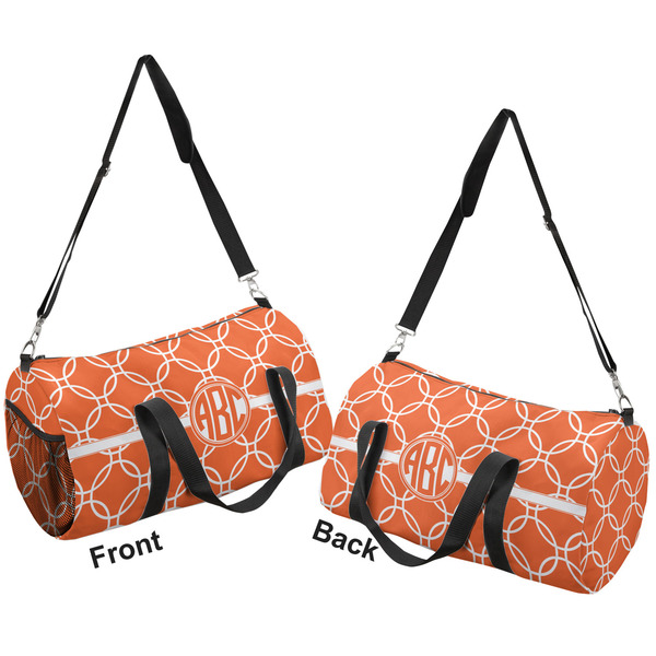 Linked Circles Duffle bag large front and back sides