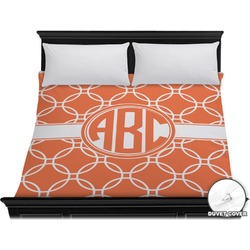 Linked Circles Duvet Cover - King (Personalized)