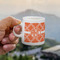 Linked Circles Espresso Cup - 3oz LIFESTYLE (new hand)