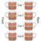 Linked Circles Espresso Cup - 6oz (Double Shot Set of 4) APPROVAL