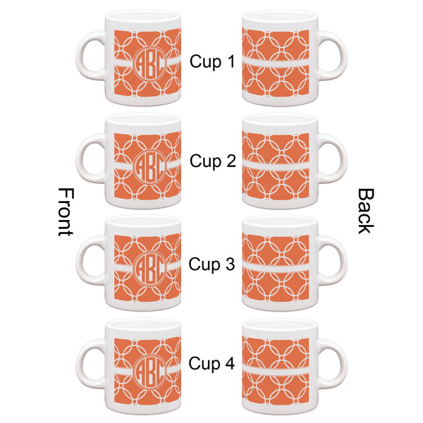 Linked Circles Espresso Cup Set of 4 - Apvl