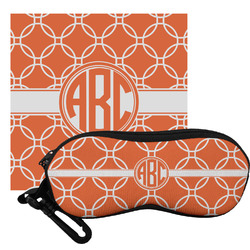 Linked Circles Eyeglass Case & Cloth (Personalized)