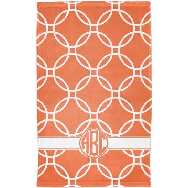 Linked Circles Finger Tip Towel - Full View