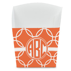Linked Circles French Fry Favor Boxes (Personalized)