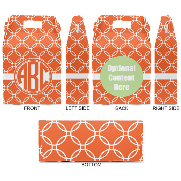 Linked Circles Gable Favor Box - Approval