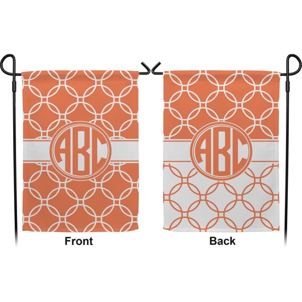 Linked Circles Garden Flag - Double Sided Front and Back