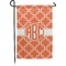 Linked Circles Small Garden Flag - Double Sided w/ Monograms