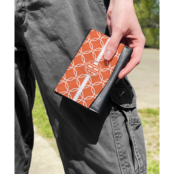Linked Circles Genuine Leather Womens Wallet - In Context