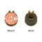 Linked Circles Golf Ball Hat Clip Marker - Apvl - GOLD