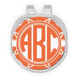 Linked Circles Golf Ball Marker - Hat Clip - Silver