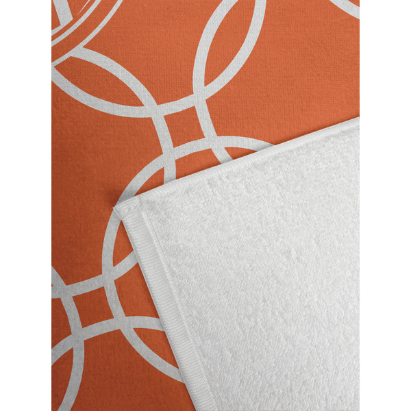 Linked Circles Golf Towel - Detail