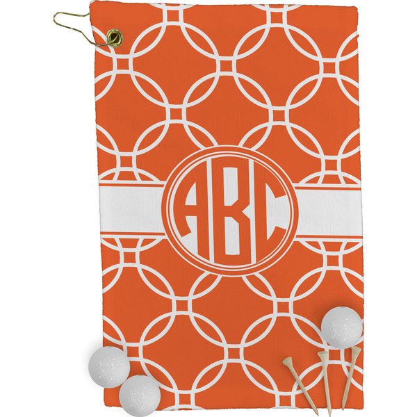 Linked Circles Golf Towel (Personalized)