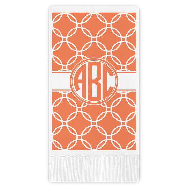 Custom Linked Circles Guest Towels - Full Color (Personalized)