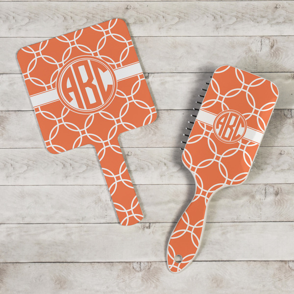 Linked Circles Hand Mirrors - In Context