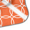 Linked Circles Hooded Baby Towel- Detail Corner