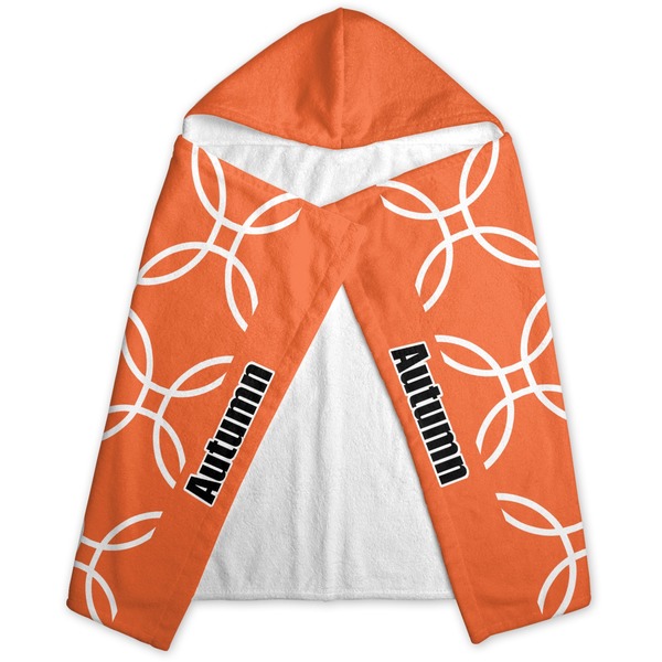 Linked Circles Hooded Towel - Folded