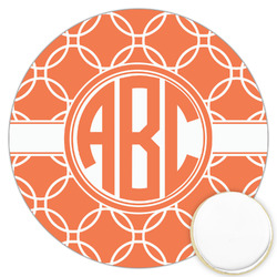 Linked Circles Printed Cookie Topper - 3.25" (Personalized)